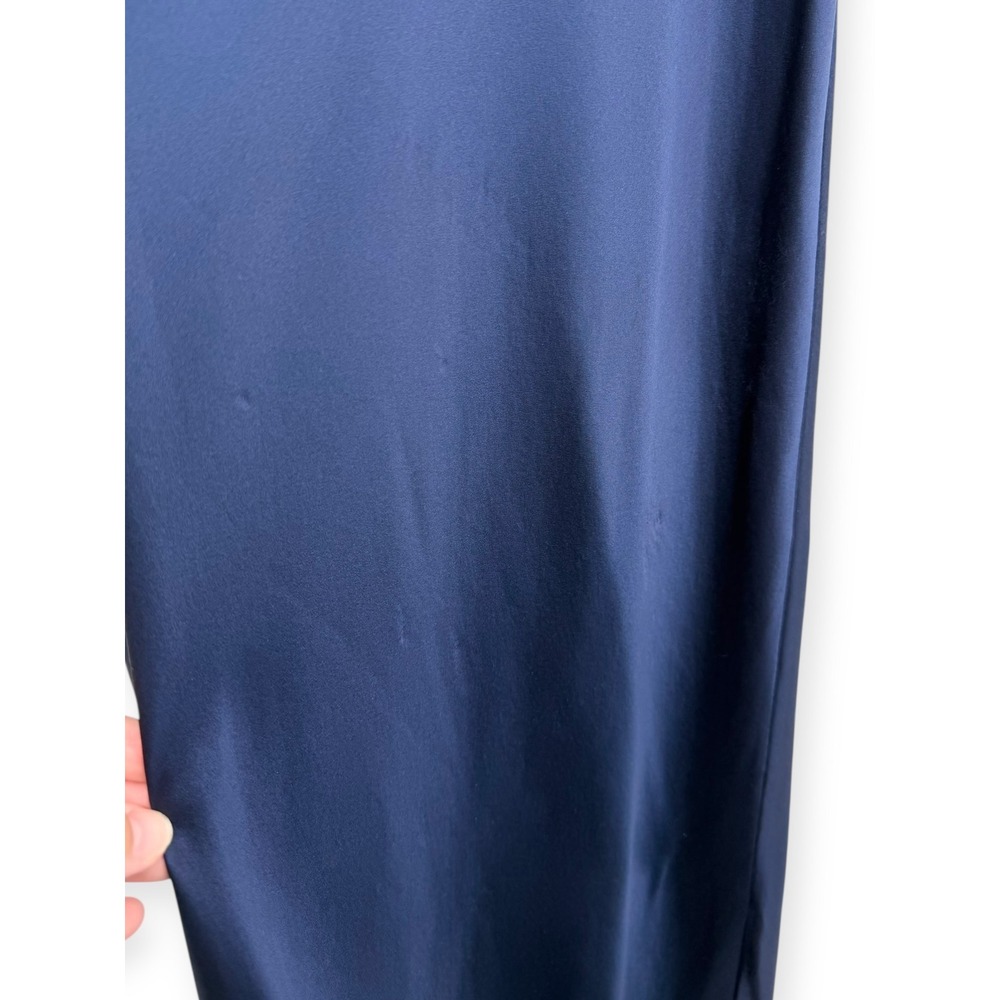 NWT Reformation x Kacey Musgraves Stella Silk Dress in Navy $348 - Size 2 - Picture 10 of 16